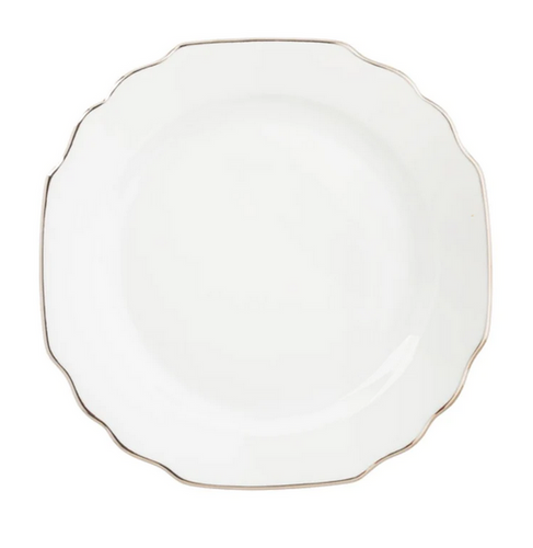 Pickard Georgian Ultra White Gold Dinner Plate