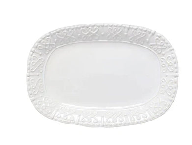 Skyros Historia Oval Platter (Small) Paperwhite