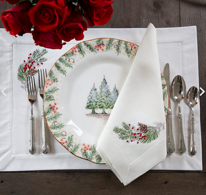 Arte Italica Natale Dinner Plate